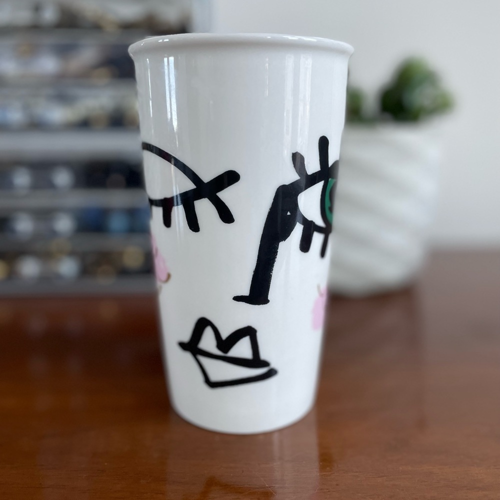 EUC Starbucks “Face” Tumbler